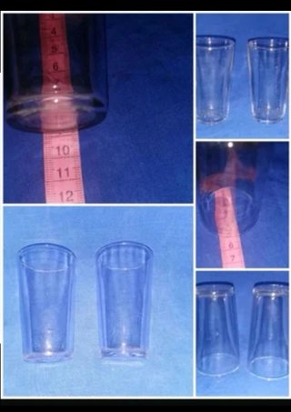 2 vasos vino fino Duralex antiguos