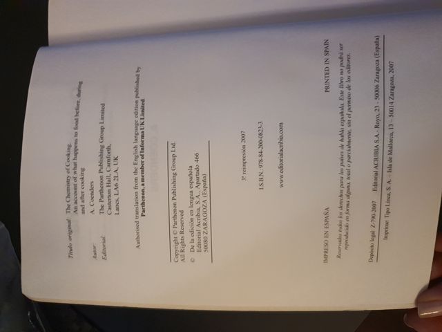 Química en la cocina