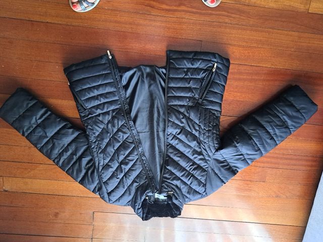 Cazadora de invierno negra