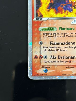 Carta pokemon Moltres ex