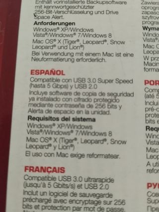 Disco duro Toshiba 2TB Usb