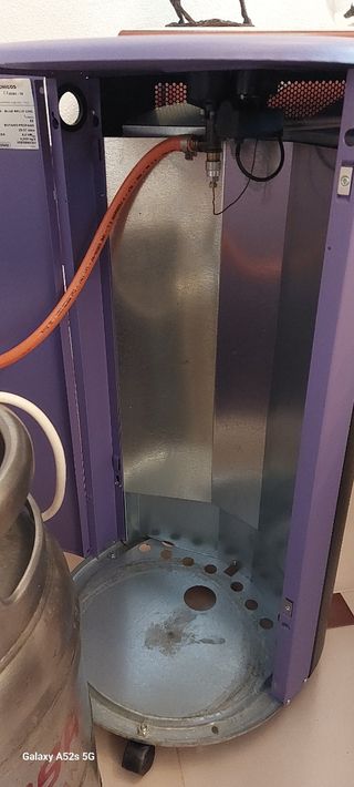 Estufa gas llama azul CHIC