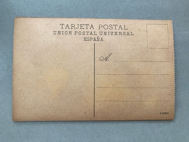 postales vintage con vistas de Barcelona.