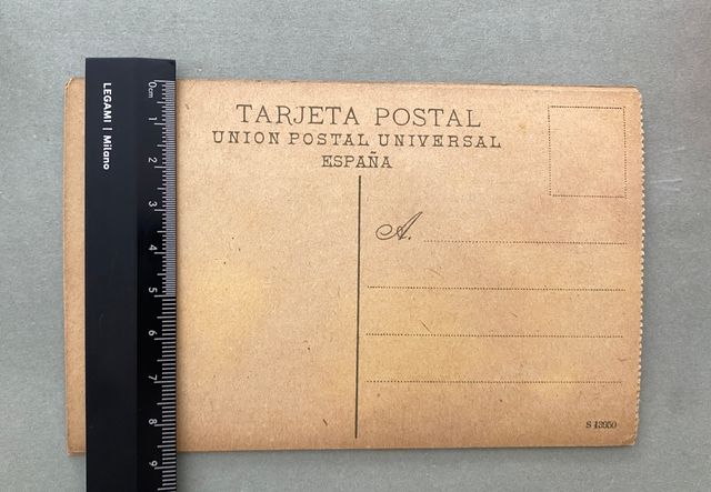 postales vintage con vistas de Barcelona.