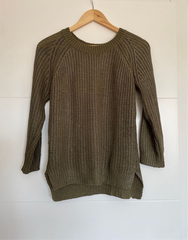 Jersey caqui, de Zara