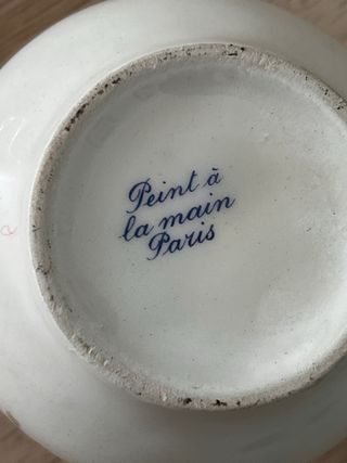 Piccolo vaso vintage porcellana francese