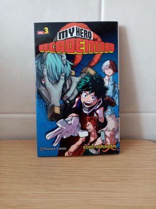 Libros My Hero Academia vol. 1, 2 y 3