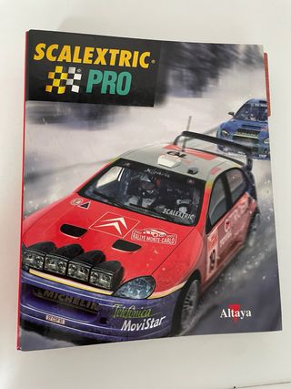 Scalextric PRO libro cuaderno