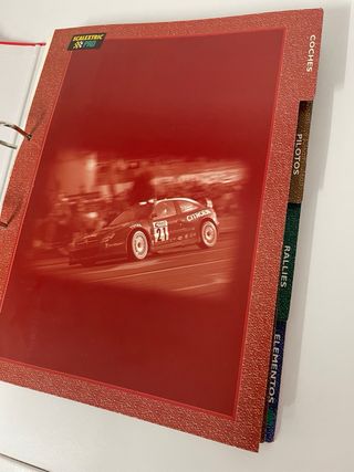 Scalextric PRO libro cuaderno