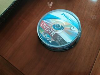 2 BOBINAS DE 10 DVD PHILIPS NUEVAS A ESTRENAR
