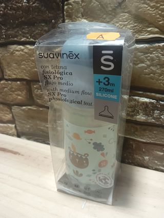 SUAVINEX Biberón con Tetina Fisiológica SX Pro