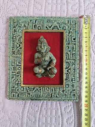 Juego de cuadros de arte azteca mexicano