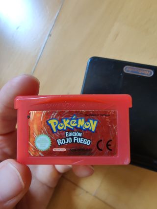 Pokemon rojo original gameboy advance sp