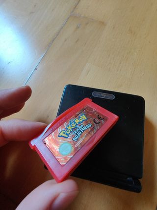 Pokemon rojo original gameboy advance sp