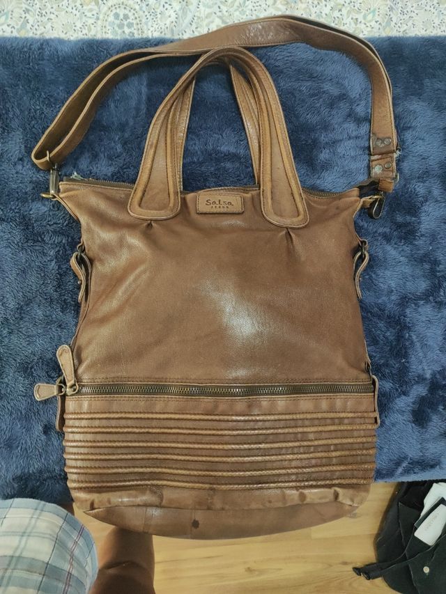 Bolso Salsa piel marrón