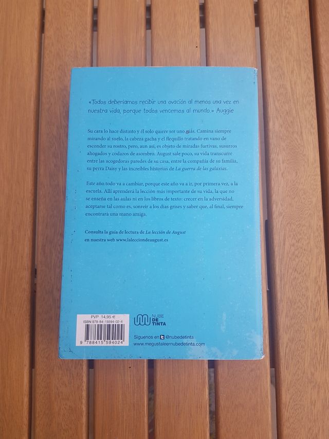 La lección de August. R.J. Palacio