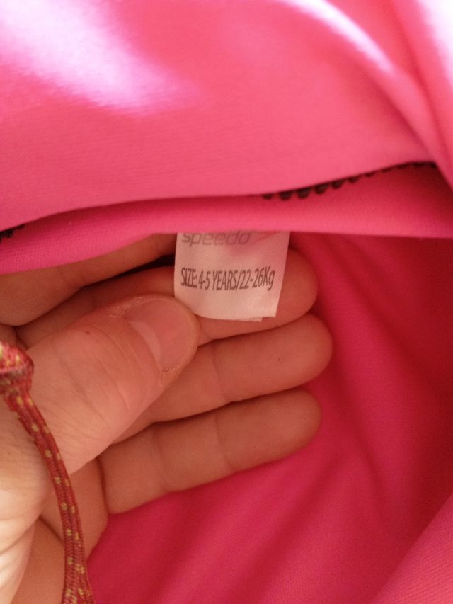 Traje baño speedo niña 4-5 años