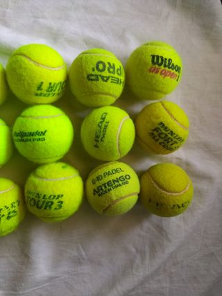 Pelotas de tenis y pádel 