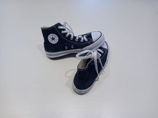 Converses negras de botín talla 35.5 OFERTAS✅