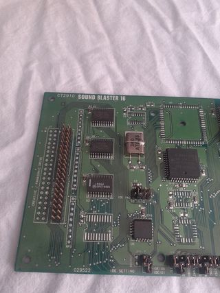 Sound blaster 16 CT2920 ISA , con Ide