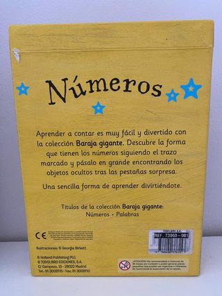 Libro educativo numeros niños