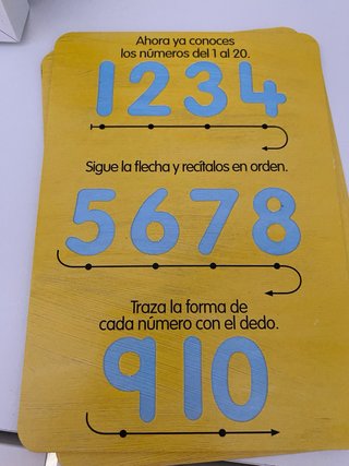 Libro educativo numeros niños