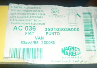 Elevalunas eléctrico