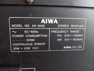 Aiwa ax7400