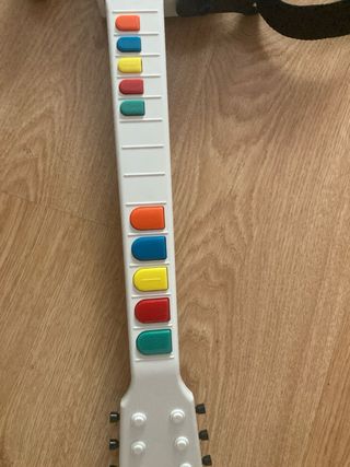 Wireless guitar hero wii blanco
