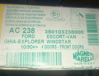 Elevalunas eléctrico