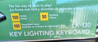 Teclado Casio LK-130 + soporte ajustable