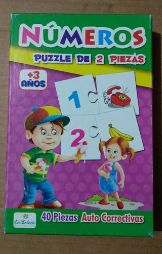 Puzzle de 2 piezas de números