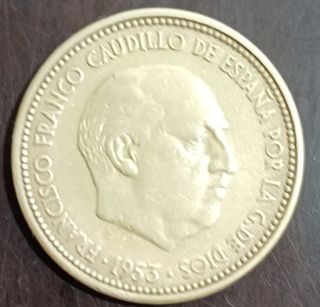 Moneda 2'50 pesetas franco 1953
