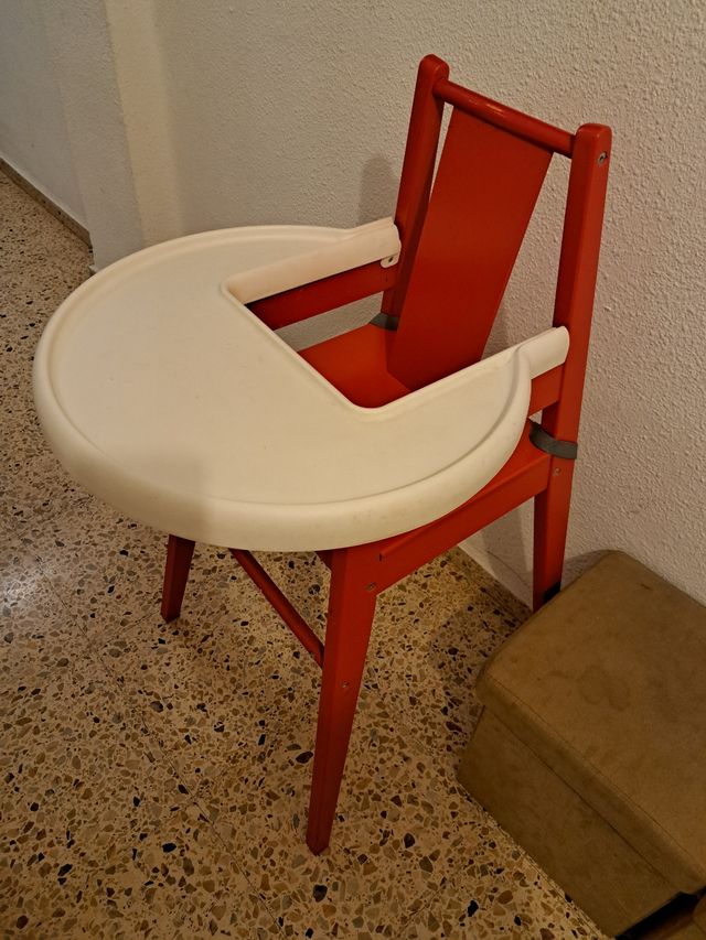 trona bebe ikea de madera