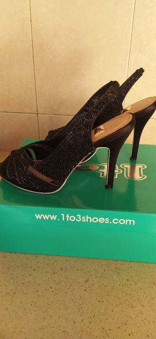 Sandalias tacón fiesta