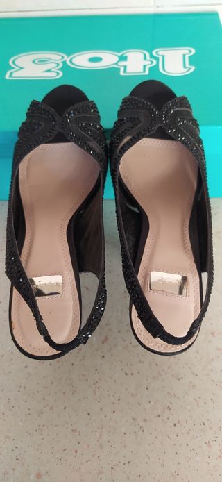 Sandalias tacón fiesta