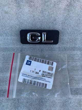 Logo Anagrama GL Opel GM 90510813 Nuevo Original