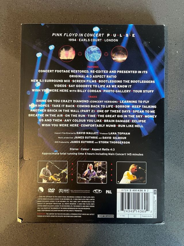 Pink Floyd Pulse Live DVD