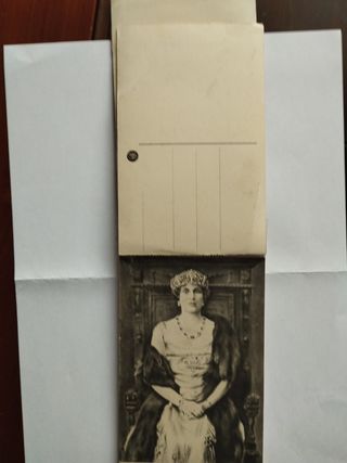 Carnet postal Familia Real Española 