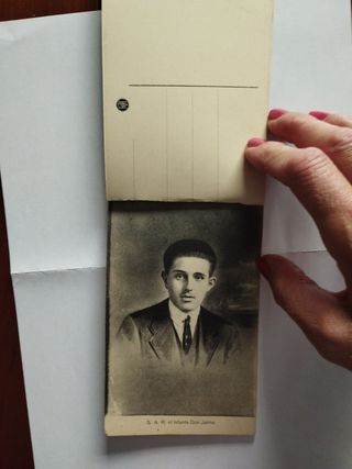 Carnet postal Familia Real Española 