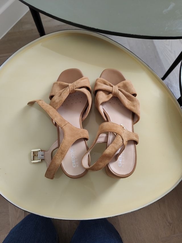 Sandalias tacón bajo Geox