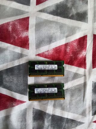 Módulos memoria Ram 6€ la unidad