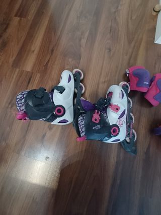 Patines oxelo Decathlon con protecciones 