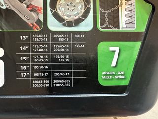 Catene da neve auto R-9 misura 7