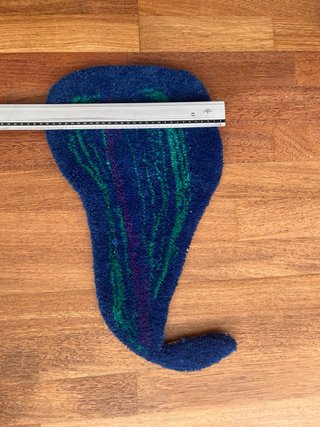 Felpudo/ Tapiz pera hecho a mano