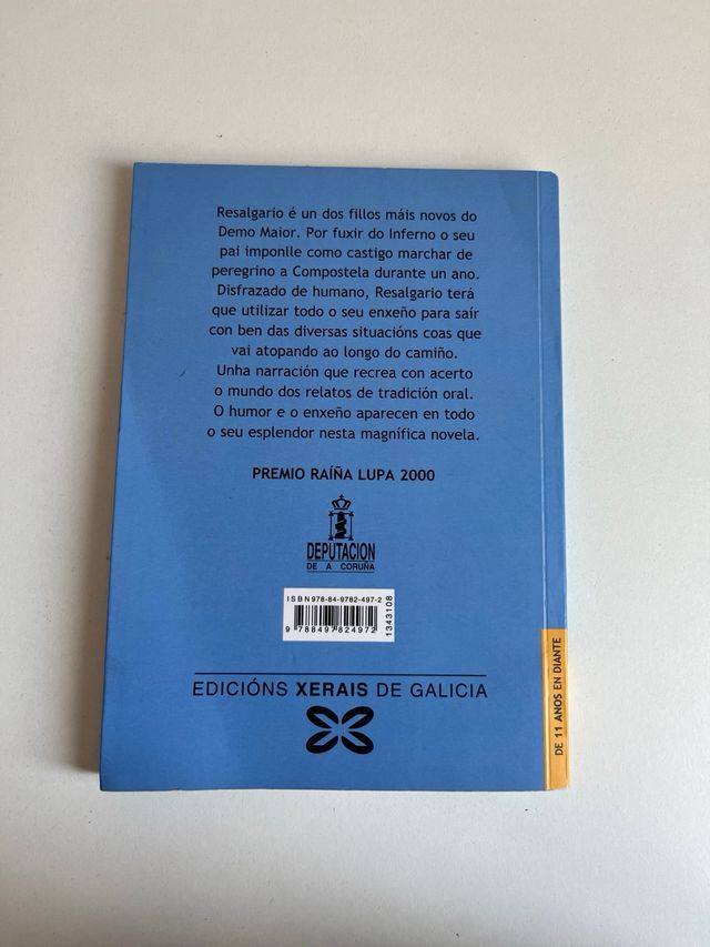 Libro juvenil “Resalgario” - Antonio Reigosa