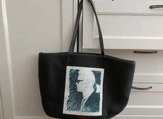 Bolso tote negro Karl Lagerfeld, nuevo