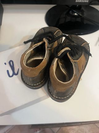 Scarponcini Il Gufo n 25 bimbo vera pelle