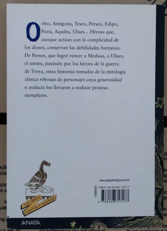 Cuentos y leyendas de los héroes de la mitología.