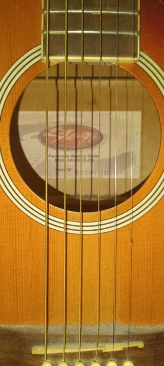 Guitarra electroacústica stagg muy cuidada